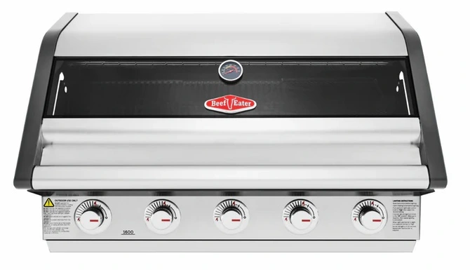 BeefEater 1600 Series -5 Burner Built In BBQ - image 1