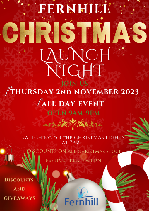 Christmas Launch Night at Fernhill