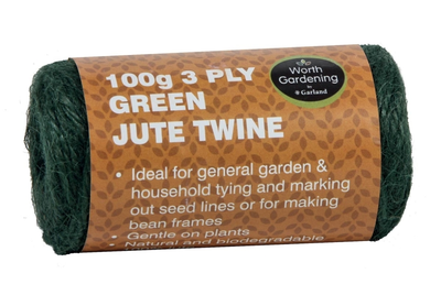 100g 3 Ply Green Jute Twine