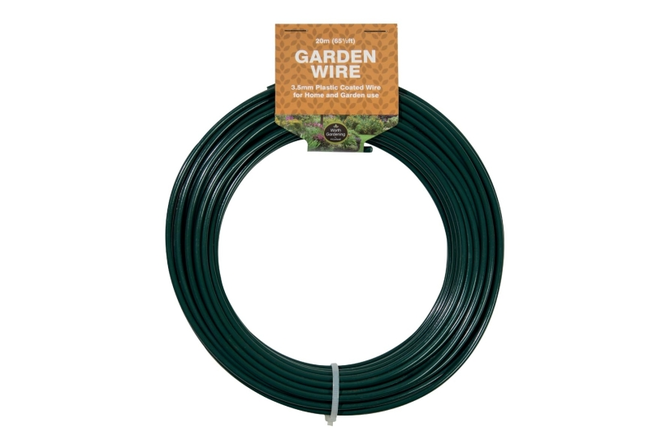 20m Garden Wire 3.5mm Plastic Coated