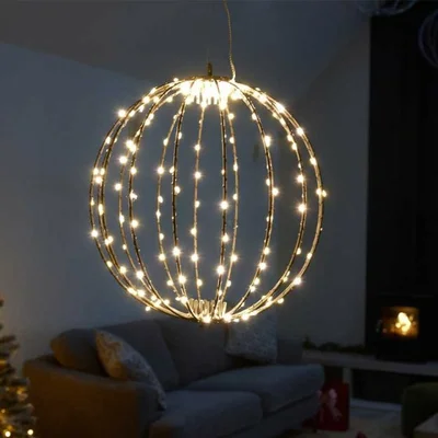 240 LED Twinkle Orb, Warm White 40cm, LV