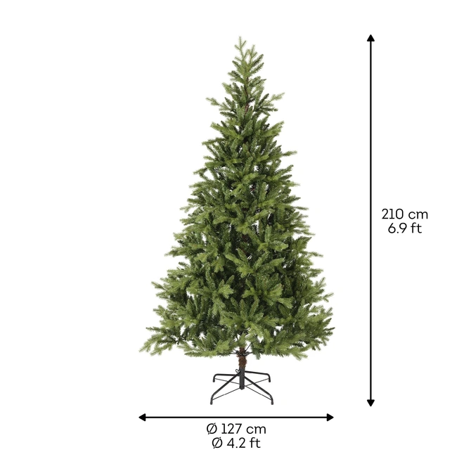 Allison Pine Green 7ft H210cm Artificial Christmas Tree - image 8