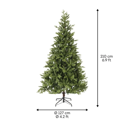 Allison Pine Green 7ft H210cm Artificial Christmas Tree - image 8