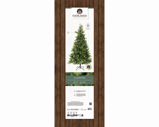Allison Pine Green 7ft H210cm Artificial Christmas Tree - image 16