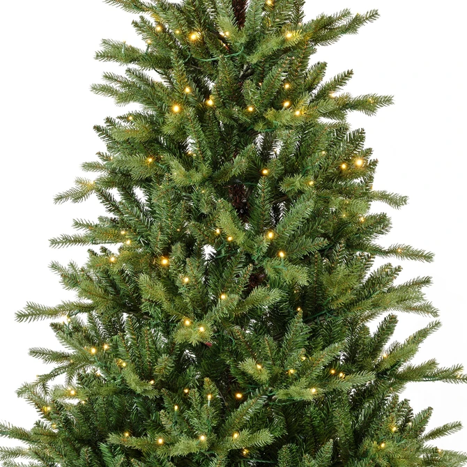 Allison Pine Pre-Lit Green 8ft Warm White LED 560L - image 1