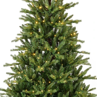 Allison Pine Pre-Lit Green 8ft Warm White LED 560L - image 1