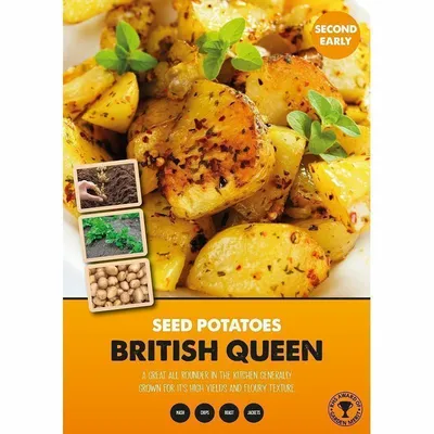 British Queen Second Early Seed Potatoes 2kg
