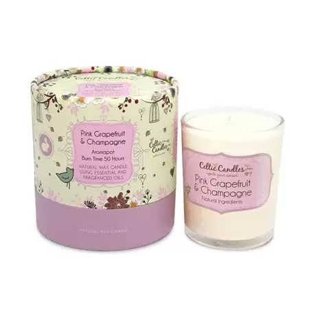 Celtic Candle 20cl Candle Pink Grapefruit & Champagne