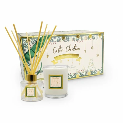Celtic Candles Christmas Gift Box Mini Cosy Fireside