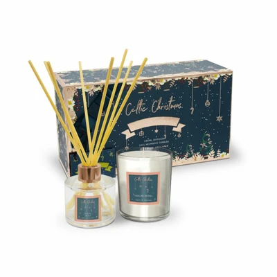 Celtic Candles Christmas Gift Box Mini Nollaig Shona