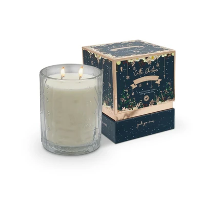 Celtic Candles Double Wick Candle Nollaig Shona - image 1