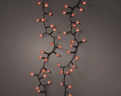 Cherry Compact Twinkle 500 LED String Lights Red 11m - image 1