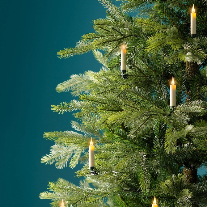Christmas Candle Lights BO Indoor Set of 10 - image 2