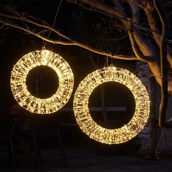 Christmas Wreath Galaxy Wreath Warm White 1440 LED
