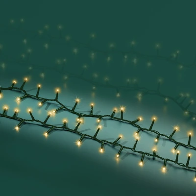 Compact Lights 1000 LED Twinkle Effect Soft Gold L2250cm - image 3