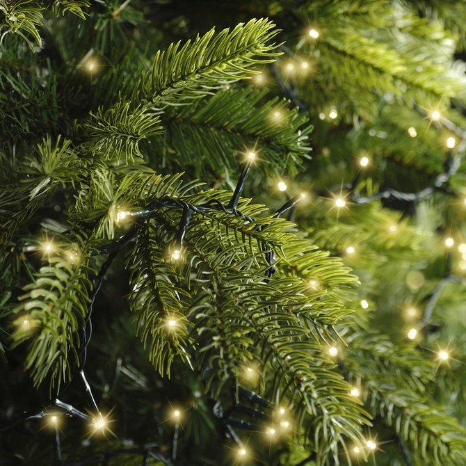 Compact Lights 1500 LED Twinkle Effect Soft Gold L3400cm - image 2
