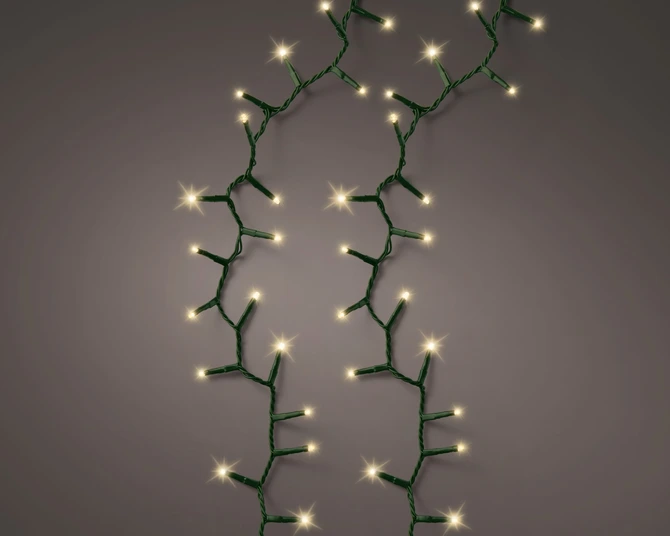 Compact Lights 2000 LED Twinkle Effect Soft Gold L4500cm - image 1
