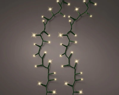 Compact Lights 2000 LED Twinkle Effect Soft Gold L4500cm - image 1
