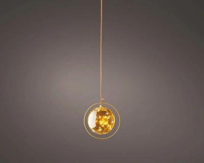 Decorative Ball Micro LED BO Indoor Amber/Classic Warm 20cm - image 3