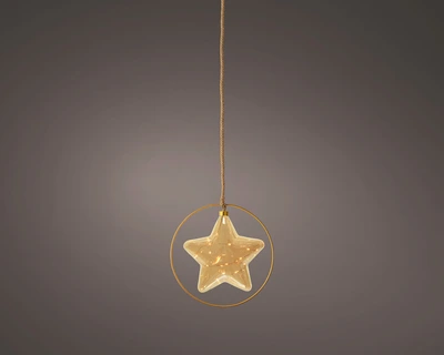 Decorative Star Micro LED BO Indoor Amber/Classic Warm 26cm - image 3