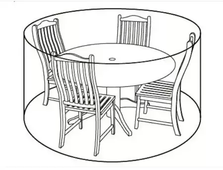 Deluxe Cover 4 seat dining set - image 3