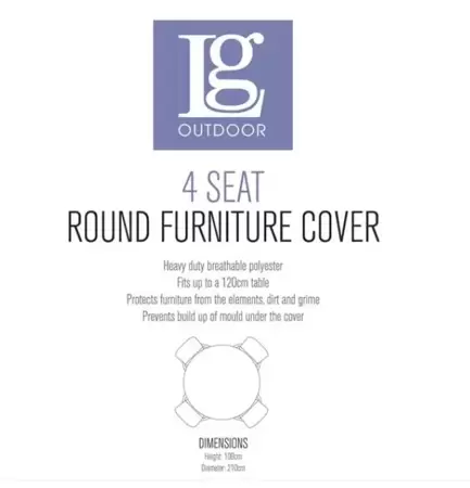 Deluxe Cover 4 seat dining set - image 4