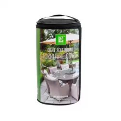 Deluxe Cover 8 Seat Round Dinning Set - image 1