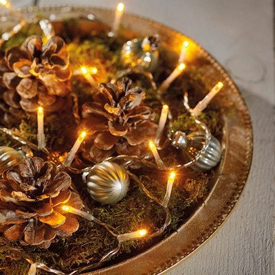 Durawise Basic 96 Battery Lights 8 Function Transparent/Warm White L710cm