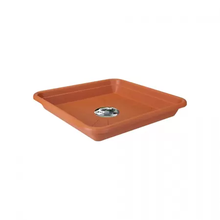 Elho Universal Saucer Square 20cm Terracotta