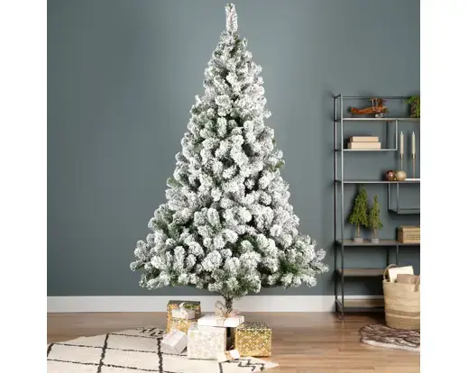 Everlands Classic Snowy Pine 10ft Artificial Christmas Tree - image 1