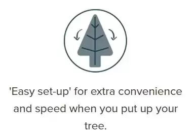 Everlands Classic Snowy Pine 7ft Artificial Christmas Tree - image 4