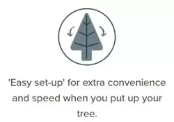 Everlands Classic Snowy Pine 7ft Artificial Christmas Tree - image 4