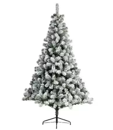 Everlands Classic Snowy Pine 8ft Artificial Christmas Tree - image 1