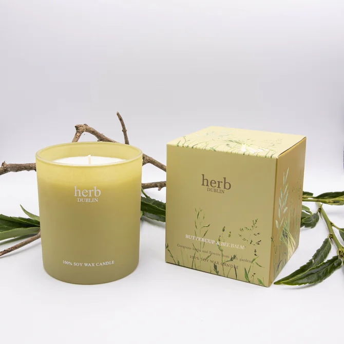 Herb Dublin Buttercup & Bee Balm Jar Candle