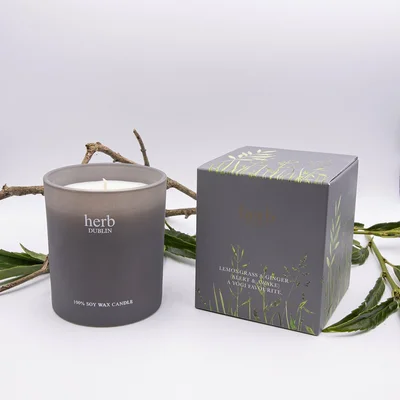 Herb Dublin Jar Candle Lemongrass & Ginger