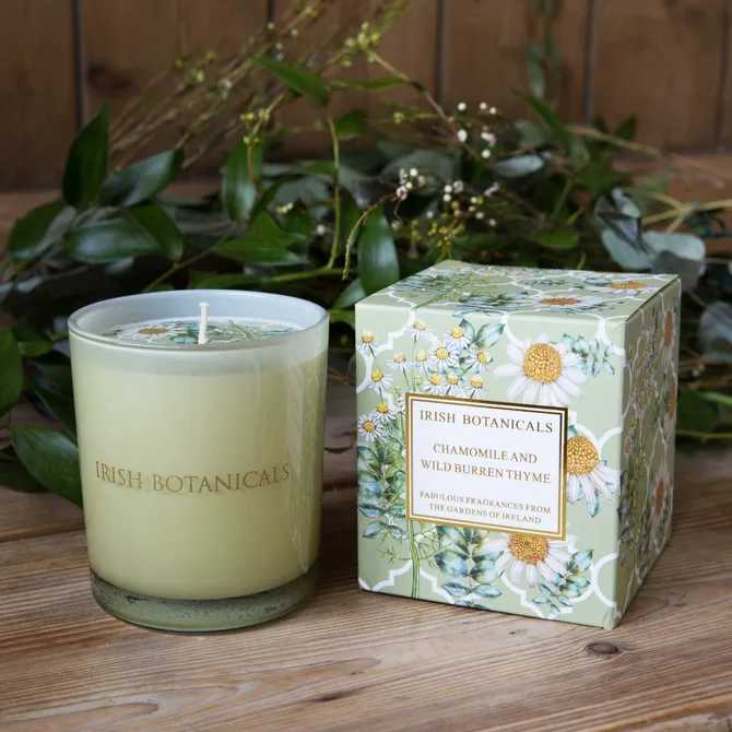 Irish Botanicals Candle Chamomile & Wild Burren Thyme