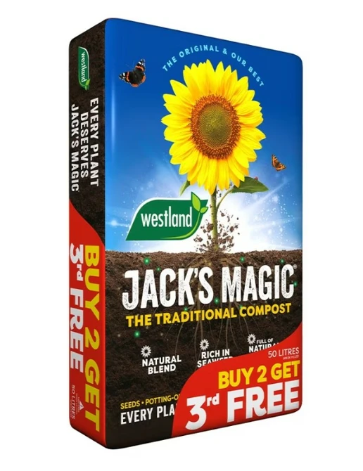 Jack's Magic All Purpose Compost Buy 2 Bags 3rd Free