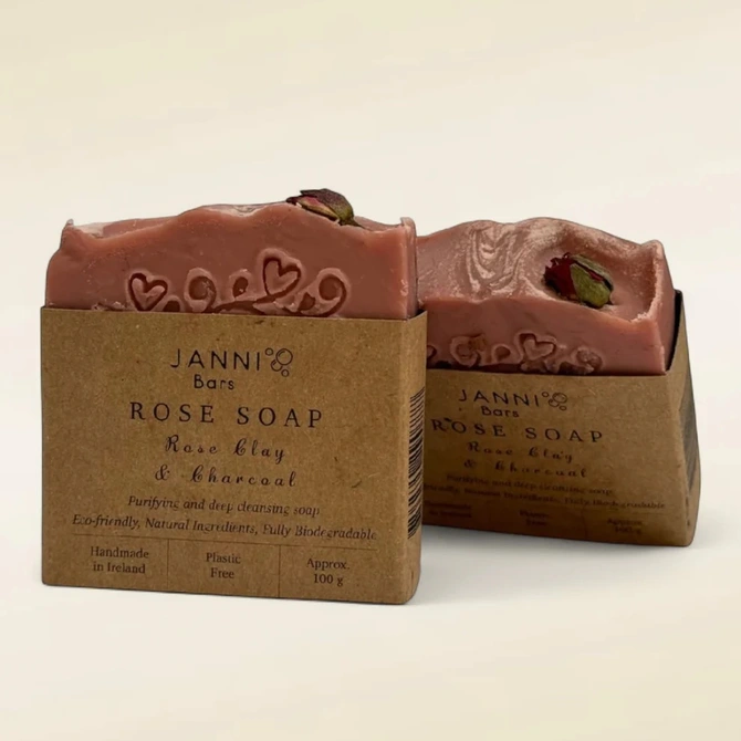 Janni Bars Soap Bar Rose