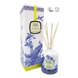 Julie Clarke Blue Peacock Jar Diffuser Malabar Lemongrass & Ginger