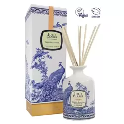 Julie Clarke Blue Peacock Jar Diffuser Orange Blossom, Wild Lime & Verbena