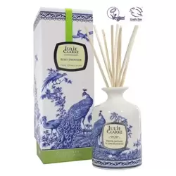 Julie Clarke Blue Peacock Jar Diffuser Water Orchid & Lime Blossom