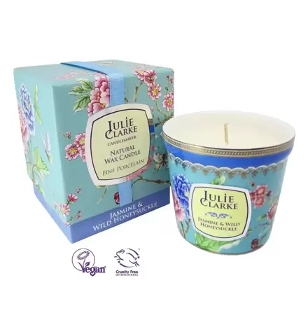 Julie Clarke Botanic Candle Jasmine & Wild Honeysuckle