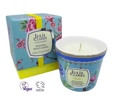 Julie Clarke Botanic Candle Malabar Lemongrass & Ginger