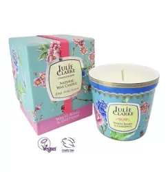 Julie Clarke Botanic Candle White Roses & Gardenia