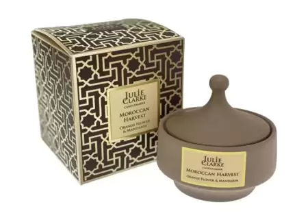 Julie Clarke Moroccan Harvest Brown Pot Candle