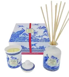 Julie Clarke Peacock Candle & Diffuser Set Holly Berries - image 3