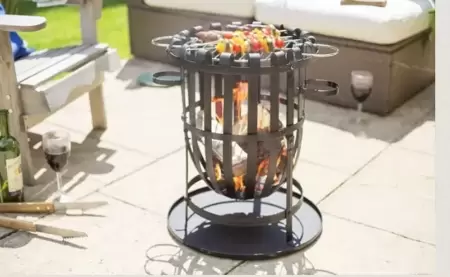 La Hacienda Vancouver Fire Basket with Grill - image 1