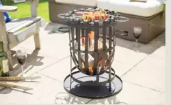 La Hacienda Vancouver Fire Basket with Grill - image 1