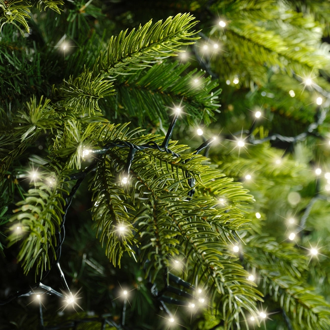 LED Compact Lights 1100cm-500L | Warm White | 8-Function Twinkle Effect | Indoor & Outdoor - image 1