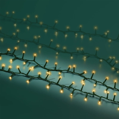 LED Compact Lights 2250cm-1000L | Classic Warm | 8-Function Twinkle Effect |Plug-In | Indoor & Outdo - image 1